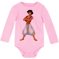 Body Bebê Infantil Aladim disney jasmine namorado - Foto 4