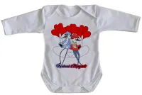 Body Bebê Infantil Apenas um show Mordecai e Margaret - Foto 3