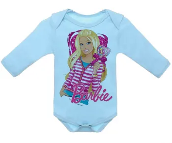 Body Bebê Infantil Barbie coração boneca - Foto 2