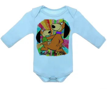 Body Bebê Infantil Bibo pai filho cachorro cão dog - Foto 2