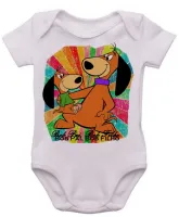 Body Bebê Infantil Bibo pai filho cachorro cão dog - Foto 3