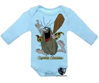 Body Bebê Infantil Capitão Caverna super heroi antigo - Foto 4