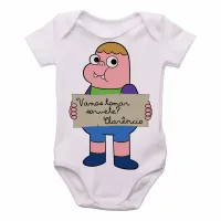 Body Bebê Infantil clarencio o otimista desenho - Foto 4
