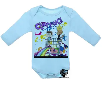 Body Bebê Infantil Clarêncio otimista supermercado - Foto 2