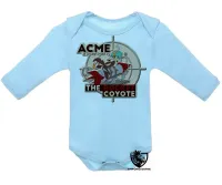 Body Bebê Infantil Coiote ACME foguete papaleguas - Foto 3