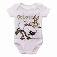 Body Bebê Infantil Coiote ovelha papaleguas acme - Foto 2