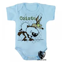 Body Bebê Infantil Coiote ovelha papaleguas acme - Foto 3
