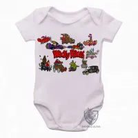 Body Bebê Infantil corrida maluca mutley dick vigarista turma - Foto 3