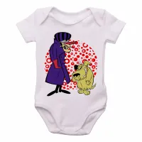 Body Bebê Infantil Dick Vigarista Mutley corrida maluca - Foto 2