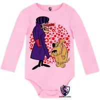 Body Bebê Infantil Dick Vigarista Mutley corrida maluca - Foto 4