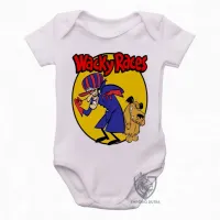 Body Bebê Infantil Dick vigarista muttley corrida maluca wacky races - Foto 2