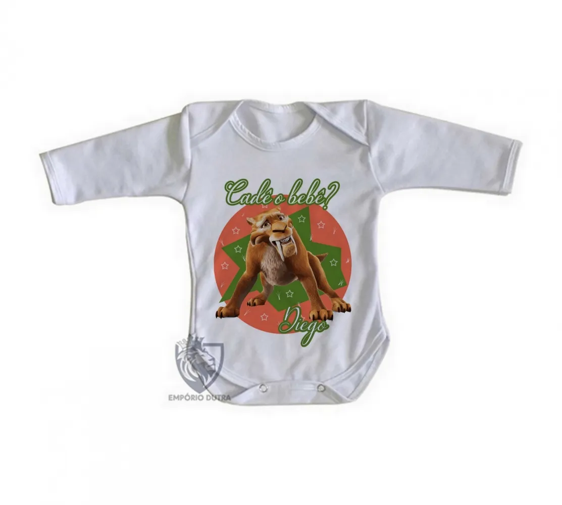 Body Bebê Infantil Diego A era do gelo