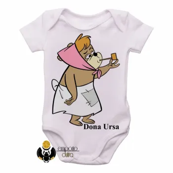 Body Bebê Infantil Dona Ursa Zé Buscapé Hanna Barbera - Foto 2