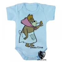 Body Bebê Infantil Dona Ursa Zé Buscapé Hanna Barbera - Foto 3