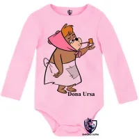 Body Bebê Infantil Dona Ursa Zé Buscapé Hanna Barbera - Foto 4