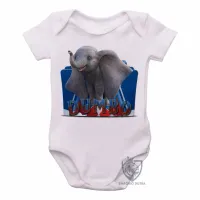 Body Bebê Infantil Dumbo Elefante - Foto 3