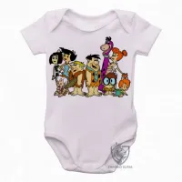 Body Bebê Infantil Flinstones desenho antigo flintstones - Foto 2
