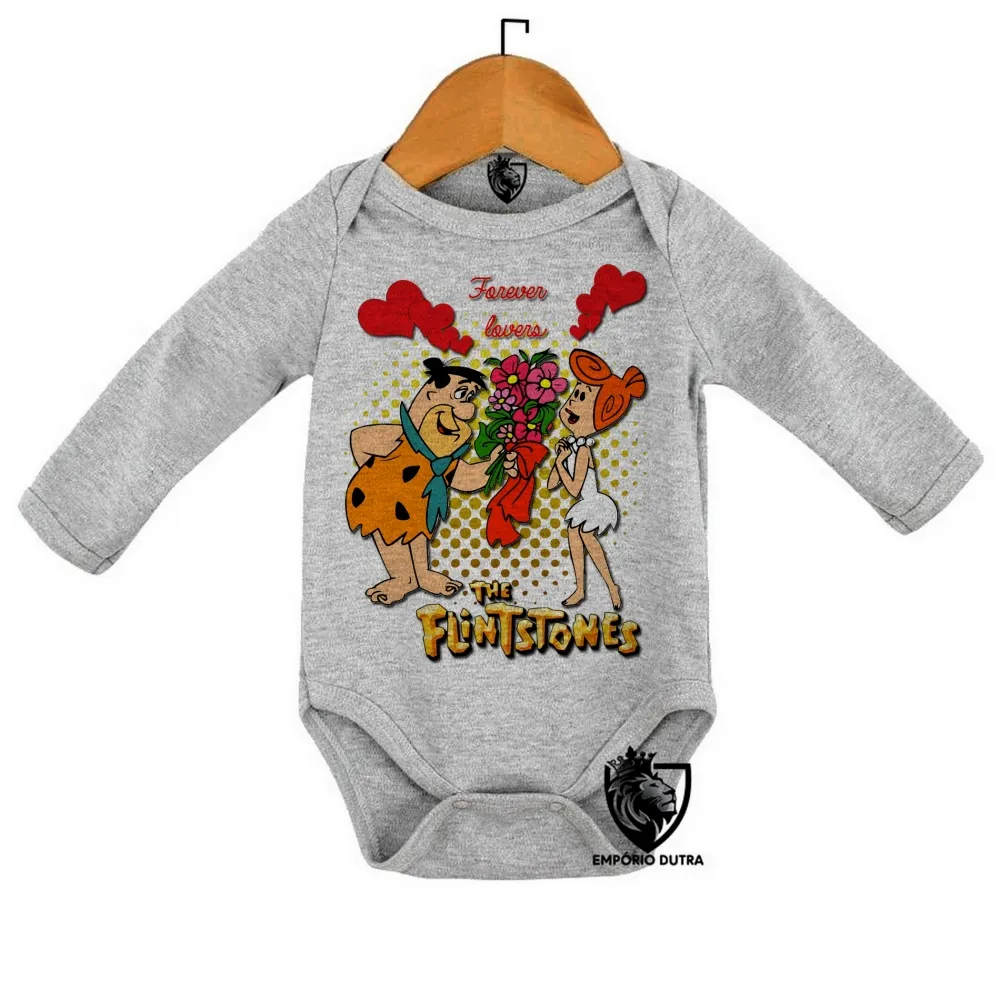 Body Bebê Infantil Flinstones Forever lovers namoro