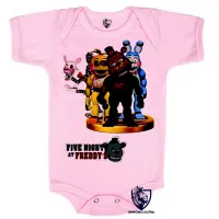 Body Bebê Infantil Five Night at Freddys - Foto 4