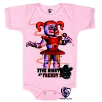 Body Bebê Infantil Five Night at Freddys Circusbaby - Foto 4