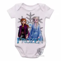 Body Bebê Infantil Frozen Anna Elsa - Foto 2