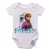 Body Bebê Infantil Frozen Anna Olaf - Foto 2