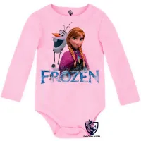 Body Bebê Infantil Frozen Anna Olaf - Foto 4