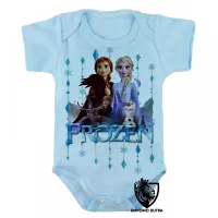 Body Bebê Infantil Frozen II Anna e Elsa - Foto 3
