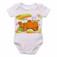 Body Bebê Infantil Garfield I hate mondays gato cat - Foto 2