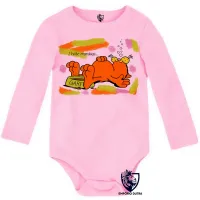 Body Bebê Infantil Garfield I hate mondays gato cat - Foto 4