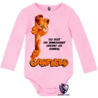 Body Bebê Infantil Garfield me ame gato gordo - Foto 4