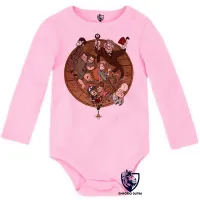 Body Bebê Infantil Gravity Falls círculo todos - Foto 4