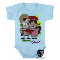 Body Bebê Infantil Gravity Falls Dipper Mabel potes - Foto 3