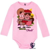 Body Bebê Infantil Gravity Falls Dipper Mabel potes - Foto 4