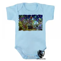 Body Bebê Infantil hanna barbera scoob doo flintstones penelope - Foto 3