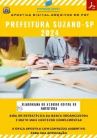 Apostila Prefeitura Suzano SP Médico do Pediatra 2024