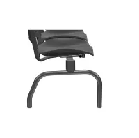 Longarina Ergoplax  4 Lugares Estrutura Metálica com Assento e Encosto Cor Preta - Foto 3