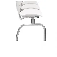 Longarina Ergoplax 5 lugares e Estrutura Cromada com Assento e Encosto em Cores  - Foto 3