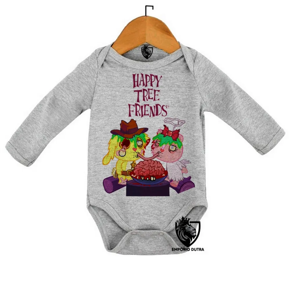 Body Bebê Infantil Happy Tree Friends spaguetti