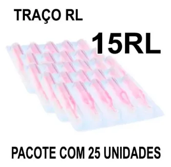 Ponteira Curta ASTON TIPS (HARD CORE) - 15RL TRAÇO - PACOTE 25 UNID. - VALIDADE 06/2026