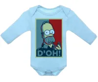 Body Bebê Infantil Homer Simpsons D'oh Rosquinha - Foto 2