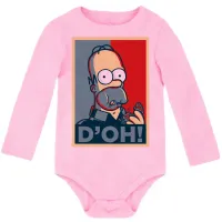 Body Bebê Infantil Homer Simpsons D'oh Rosquinha - Foto 4