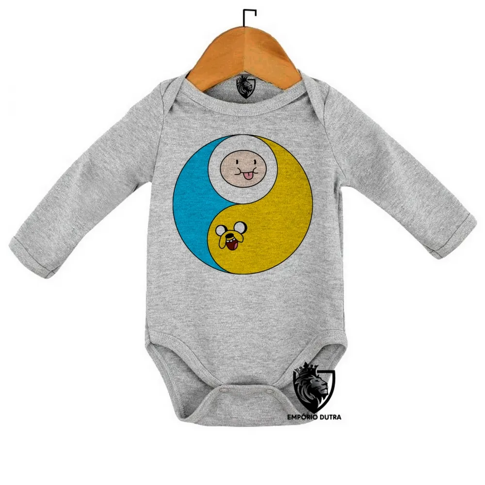 Body Bebê Infantil Jake Finn hora aventura redondo