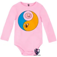 Body Bebê Infantil Jake Finn hora aventura redondo - Foto 4