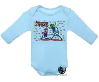 Body Bebê Infantil Jake Finn Mario Luigi - Foto 2