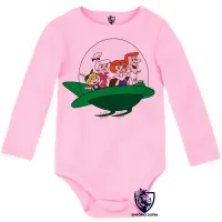 Body Bebê Infantil Jetsons nave desenho antigo - Foto 4