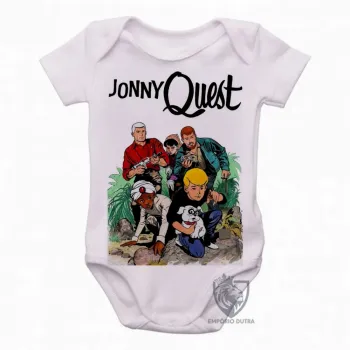 Body Bebê Infantil Jonny quest desenho aventura - Foto 2
