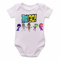 Body Bebê Infantil Jovens titas Teen Titans go - Foto 2