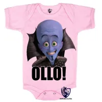 Body Bebê Infantil megamente super herói azul - Foto 2