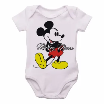 Body Bebê Infantil Mickey Mouse antigo Disney - Foto 2